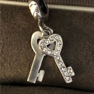 Kay jewelers 925 charmed memories double key dangle stopper bead